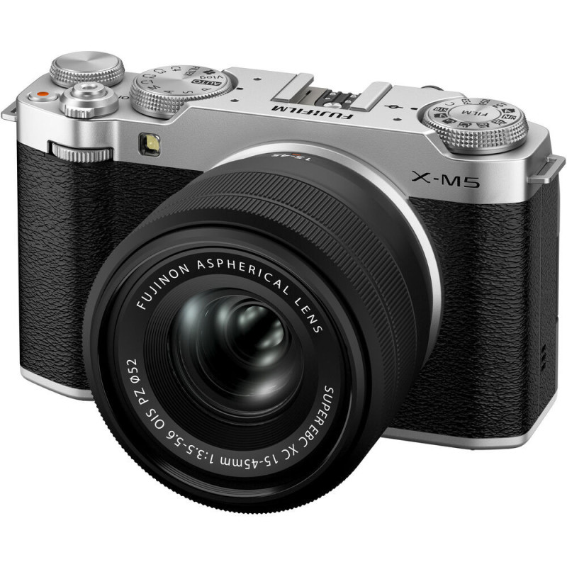 FUJIFILM X-M5+ XC 15-45mm f/3.5-5.6 OIS PZ - silver